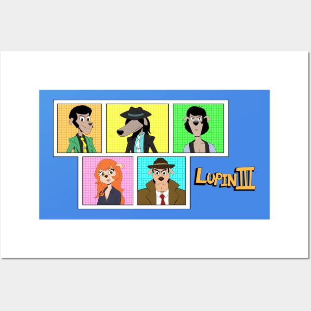 Lupin III in Ducktales Wall Art by Beck’s Randoms